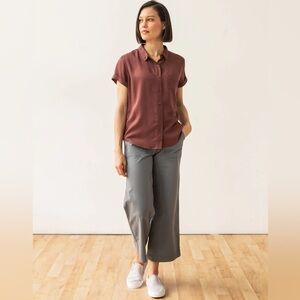 Bridge & Burn Bea Shirt - Burgundy